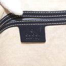 GUCCI GG Supreme Shoulder Bag PVC Navy Silver 201446 Auth mr2750A-22