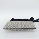 GUCCI GG Supreme Shoulder Bag PVC Navy Silver 201446 Auth mr2750A-9