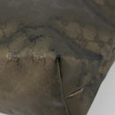 GUCCI GG Canvas Guccissima Tote Bag Leather Silver 211137 Auth mr2751-11