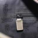 GUCCI GG Canvas Guccissima Tote Bag Leather Silver 211137 Auth mr2751-23