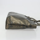 GUCCI GG Canvas Guccissima Tote Bag Leather Silver 211137 Auth mr2751-4