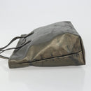 GUCCI GG Canvas Guccissima Tote Bag Leather Silver 211137 Auth mr2751-6