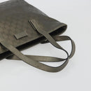 GUCCI GG Canvas Guccissima Tote Bag Leather Silver 211137 Auth mr2751-8