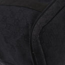 GUCCI GG Canvas Tote Bag Black Silver 152232 Auth mr2752A-16