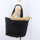 GUCCI GG Canvas Tote Bag Black Silver 152232 Auth mr2752A-22