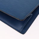 LOUIS VUITTON Epi Trousse Crete Pouch Blue M48405 LV Auth mr2757-16