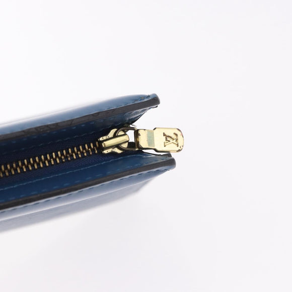 LOUIS VUITTON Epi Trousse Crete Pouch Blue M48405 LV Auth mr2757