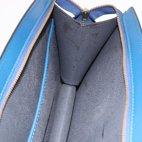 LOUIS VUITTON Epi Trousse Crete Pouch Blue M48405 LV Auth mr2757