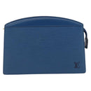 LOUIS VUITTON Epi Trousse Crete Pouch Blue M48405 LV Auth mr2757-13