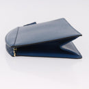 LOUIS VUITTON Epi Trousse Crete Pouch Blue M48405 LV Auth mr2757-4