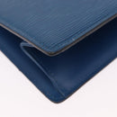 LOUIS VUITTON Epi Trousse Crete Pouch Blue M48405 LV Auth mr2757-7