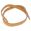 LOUIS VUITTON Buggy Shoulder Strap Leather 49.2"" Beige LV Auth mr2762-1