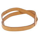 LOUIS VUITTON Buggy Shoulder Strap Leather 49.2"" Beige LV Auth mr2762-2
