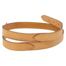 LOUIS VUITTON Buggy Shoulder Strap Leather 49.2"" Beige LV Auth mr2762-3