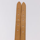 LOUIS VUITTON Buggy Shoulder Strap Leather 49.2"" Beige LV Auth mr2762-7