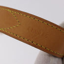 LOUIS VUITTON Buggy Shoulder Strap Leather 49.2"" Beige LV Auth mr2762-8