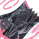 CHANEL Hip Bag Cotton Red CC Auth mr2766A-8