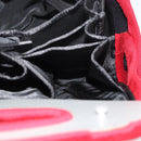 CHANEL Hip Bag Cotton Red CC Auth mr2766A-25