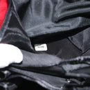 CHANEL Hip Bag Cotton Red CC Auth mr2766A-10