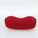 CHANEL Hip Bag Cotton Red CC Auth mr2766A-5