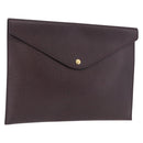 LOUIS VUITTON Taiga Document Case Pouch Acajou M99087 LV Auth mr2772-1