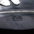 GUCCI Jumbo GG Canvas Hand Bag 2way Black Silver 678839 Auth mr2773V-16