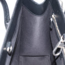 GUCCI Jumbo GG Canvas Hand Bag 2way Black Silver 678839 Auth mr2773V-19