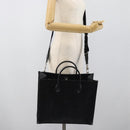 GUCCI Jumbo GG Canvas Hand Bag 2way Black Silver 678839 Auth mr2773V-23
