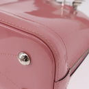 LOUIS VUITTON Monogram Vernis Alma BB Hand Bag 2way Pink M54704 LV Auth mr2774V-15