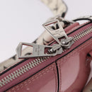 LOUIS VUITTON Monogram Vernis Alma BB Hand Bag 2way Pink M54704 LV Auth mr2774V-16