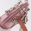 LOUIS VUITTON Monogram Vernis Alma BB Hand Bag 2way Pink M54704 LV Auth mr2774V-6