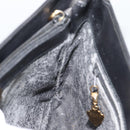 GUCCI Micro GG Supreme Shoulder Bag PVC Black Gold 001 14 0934 Auth mr2775-18