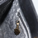 GUCCI Micro GG Supreme Shoulder Bag PVC Black Gold 001 14 0934 Auth mr2775-19