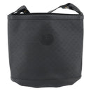GUCCI Micro GG Supreme Shoulder Bag PVC Black Gold 001 14 0934 Auth mr2775-13