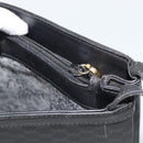 GUCCI Micro GG Supreme Shoulder Bag PVC Black Gold 001 14 0934 Auth mr2775-21
