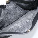 GUCCI Micro GG Supreme Shoulder Bag PVC Black Gold 001 14 0934 Auth mr2775-23