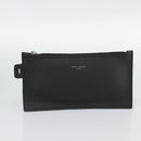SAINT LAURENT Tote Bag Leather Black Silver Auth mr2776A-19