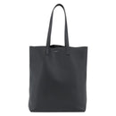 SAINT LAURENT Tote Bag Leather Black Silver Auth mr2776A-2