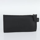 SAINT LAURENT Tote Bag Leather Black Silver Auth mr2776A-20