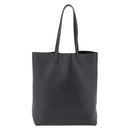 SAINT LAURENT Tote Bag Leather Black Silver Auth mr2776A-3