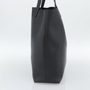 SAINT LAURENT Tote Bag Leather Black Silver Auth mr2776A-4