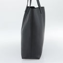 SAINT LAURENT Tote Bag Leather Black Silver Auth mr2776A-5