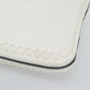 BOTTEGA VENETA Hand Bag Leather White Auth mr2777V-10