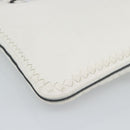 BOTTEGA VENETA Hand Bag Leather White Auth mr2777V-13