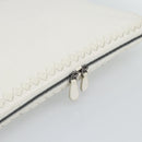 BOTTEGA VENETA Hand Bag Leather White Auth mr2777V-14