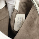 BOTTEGA VENETA Hand Bag Leather White Auth mr2777V-24