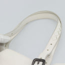 BOTTEGA VENETA Hand Bag Leather White Auth mr2777V-8