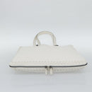 BOTTEGA VENETA Hand Bag Leather White Auth mr2777V-9