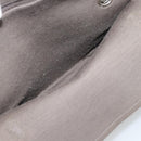 CHANEL Matelasse Chain Shoulder Bag Cotton Gray Silver CC Auth mr2778-22