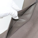 CHANEL Matelasse Chain Shoulder Bag Cotton Gray Silver CC Auth mr2778-24